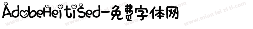 AdobeHeitiSed字体转换