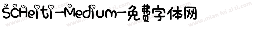 SCHeiti-Medium字体转换