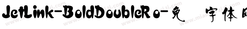 JetLink-BoldDoubleRo字体转换