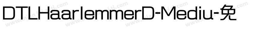 DTLHaarlemmerD-Mediu字体转换