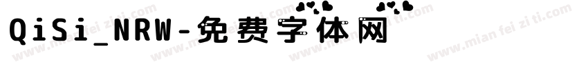 QiSi_NRW字体转换
