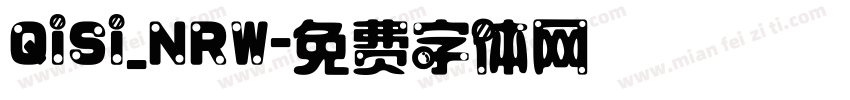 QiSi_NRW字体转换