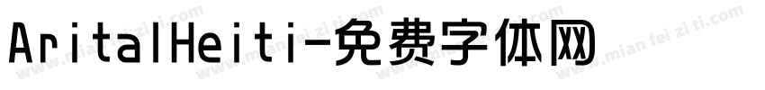 AritalHeiti字体转换