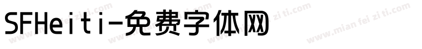 SFHeiti字体转换