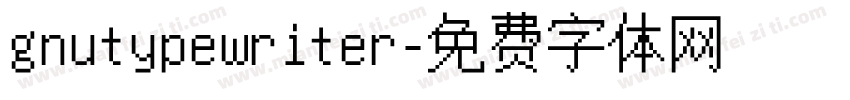 gnutypewriter字体转换