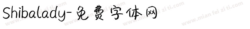 Shibalady字体转换