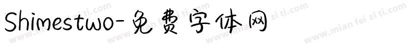 Shimestwo字体转换