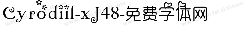 Cyrodiil-xJ48字体转换