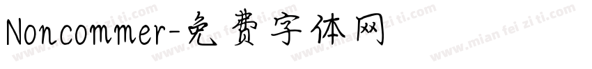 Noncommer字体转换