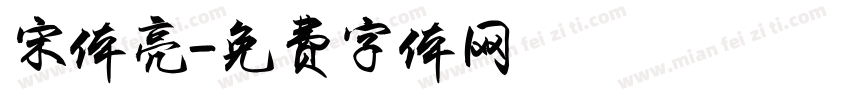 宋体亮字体转换