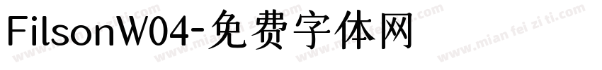 FilsonW04字体转换