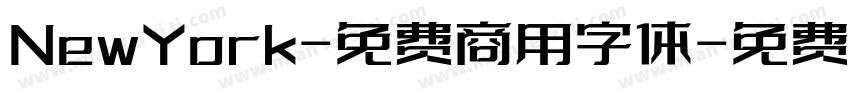 NewYork-免费商用字体字体转换