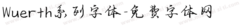 Wuerth系列字体字体转换