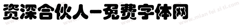 资深合伙人字体转换