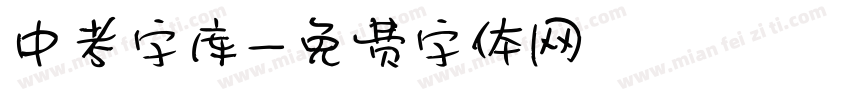 中考字库字体转换
