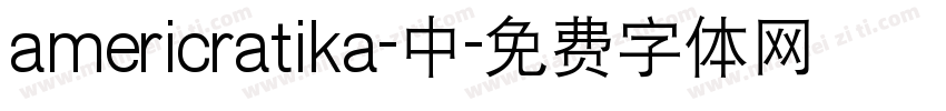 americratika-中字体转换