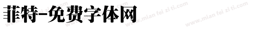 菲特字体转换