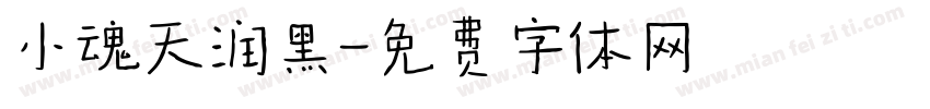 小魂天润黑字体转换