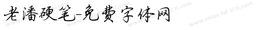 老潘硬笔字体转换