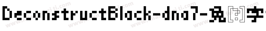 DeconstructBlack-dna7字体转换