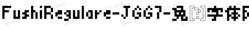 FushiRegulare-JGG7字体转换