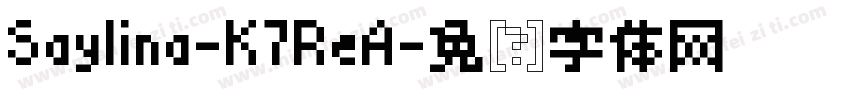 Saylina-K7ReA字体转换