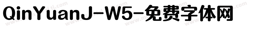 QinYuanJ-W5字体转换