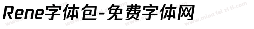 Rene字体包字体转换