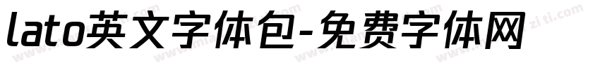 lato英文字体包字体转换