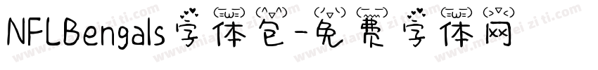 NFLBengals字体包字体转换