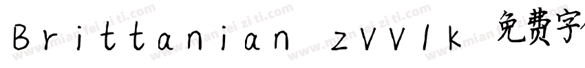 Brittanian-ZVV1K字体转换