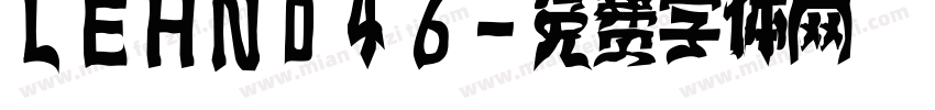 LEHN046字体转换