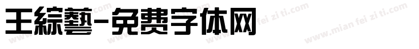 王綜藝字体转换