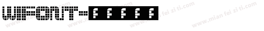 WIFont字体转换