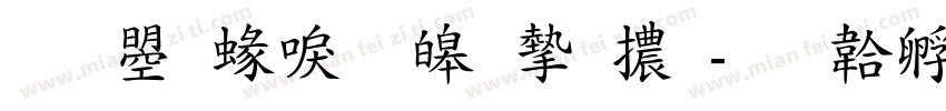 文鼎細標準宋體字体转换