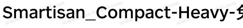 Smartisan_Compact-Heavy字体转换
