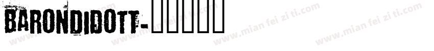 BaronDidotT字体转换