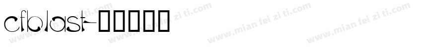 cfblast字体转换