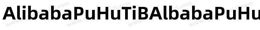 AlibabaPuHuTiBAlbabaPuHuiTiR字体转换