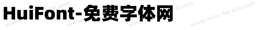 HuiFont字体转换