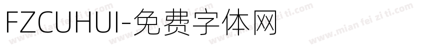FZCUHUI字体转换