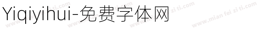 Yiqiyihui字体转换