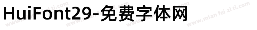 HuiFont29字体转换