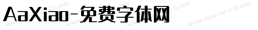 AaXiao字体转换