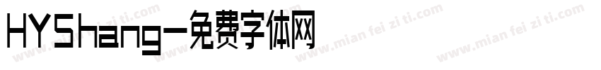 HYShang字体转换