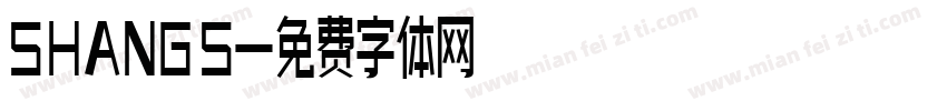 SHANGS字体转换