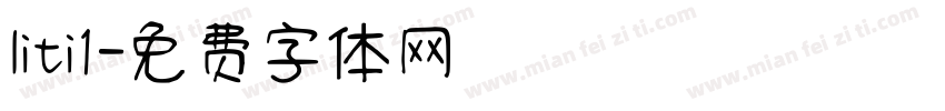 liti1字体转换