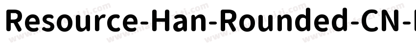 Resource-Han-Rounded-CN-Bold字体转换