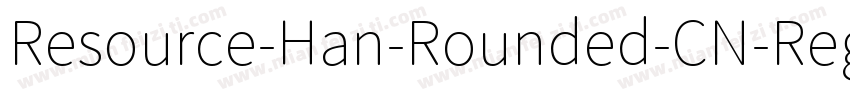 Resource-Han-Rounded-CN-Regular字体转换