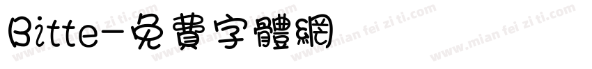 Bitte字体转换